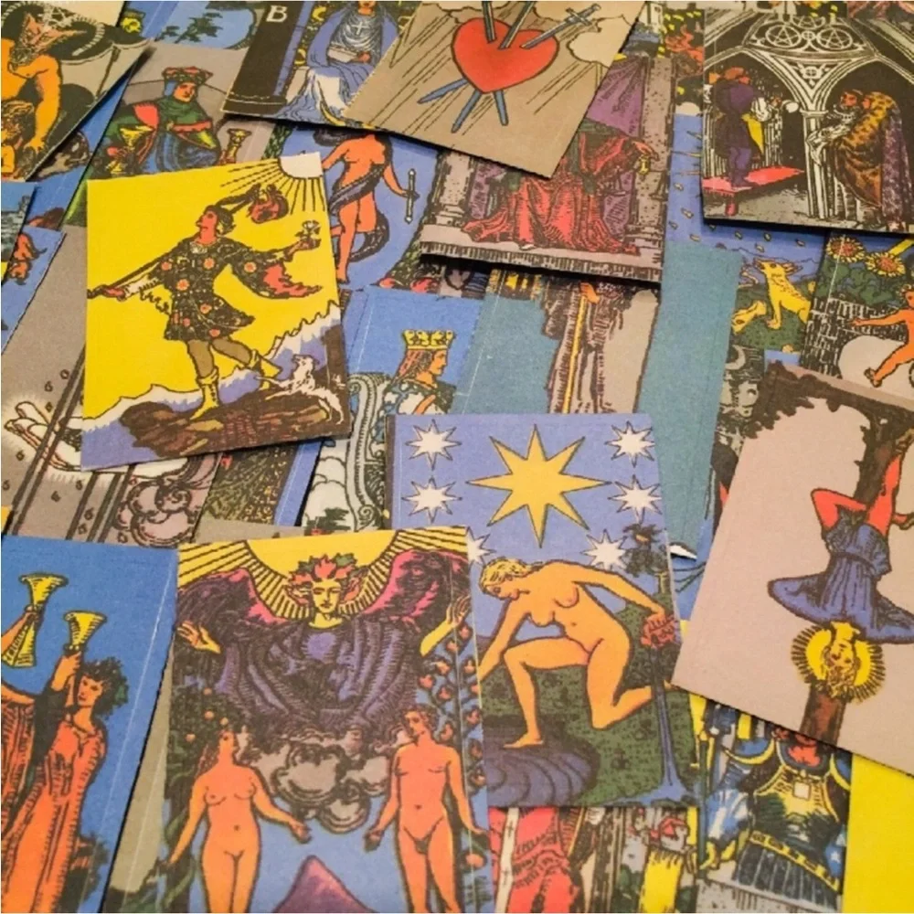 Miniature Vintage Rider Waite Tarot Stickers - Picture 9 of 12